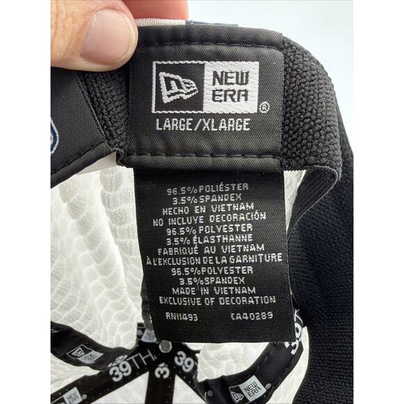 New England Patriots Flex Hat 2024 Training Camp New Era 39THIRTY L/XL NWT White - Picture 6 of 6